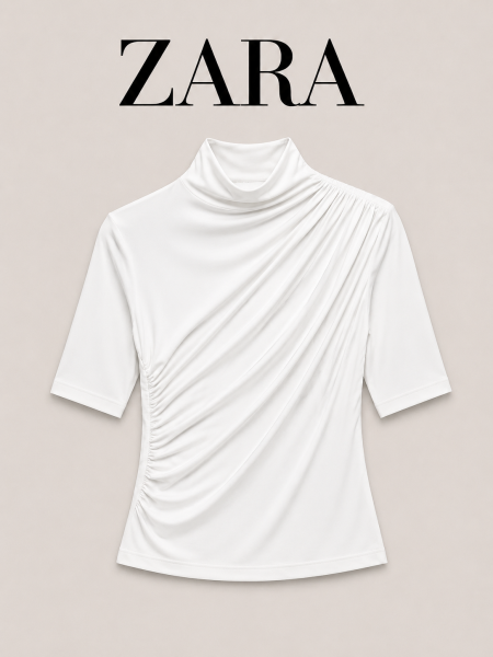 بلوز Zara نص كم